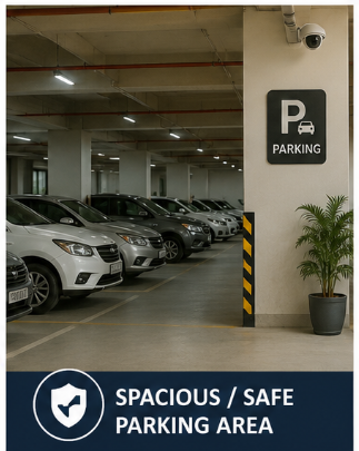 Spacious/Safe Parking